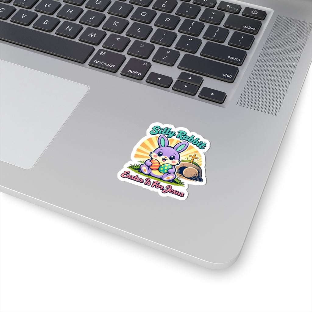 Easter Is For Jesus Sticker | Playful Christian Easter, Pastel Retro Resurrection