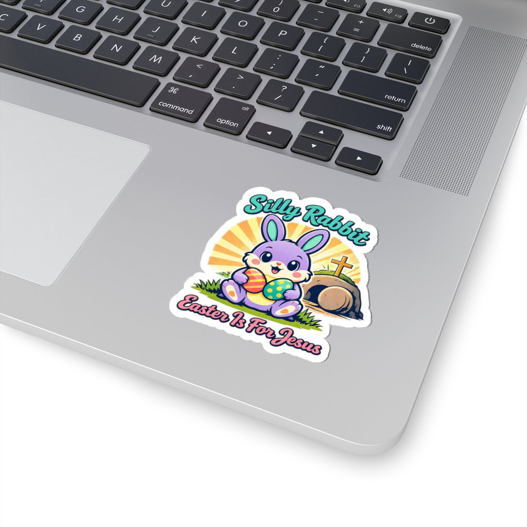 Easter Is For Jesus Sticker | Playful Christian Easter, Pastel Retro Resurrection