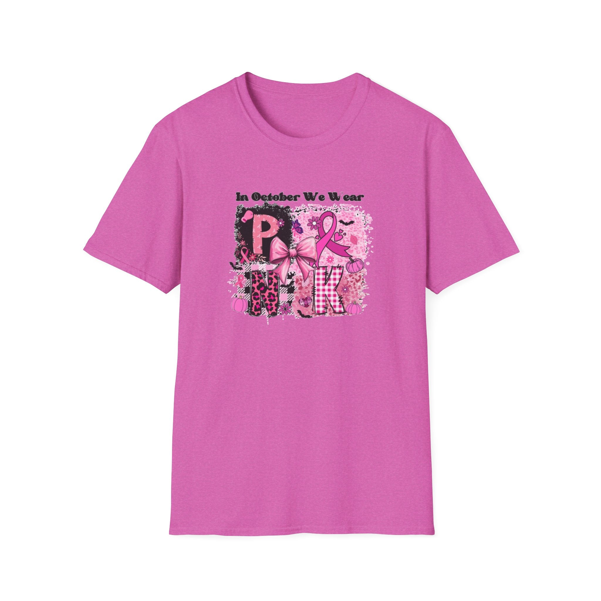 Pink October Breast Cancer Awareness T-Shirt