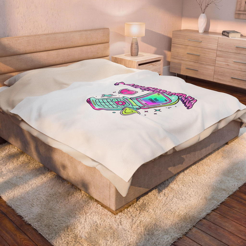 Main Character Era Plush Blanket | Y2K Aesthetic, 2000s Retro