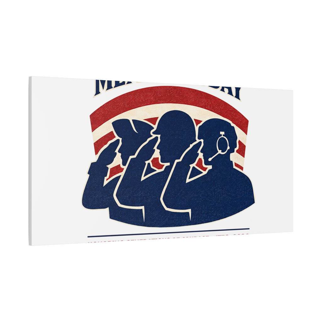 Memorial Day 1776–2026 Canvas | USA 250, patriotic vintage distressed