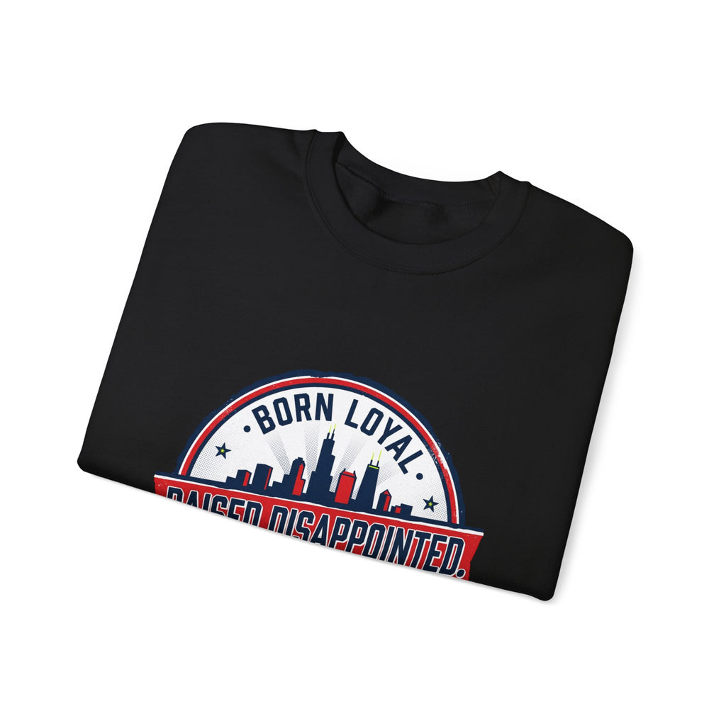 Raised Disappointed Chicago Crewneck, city basketball | rivalry humor
