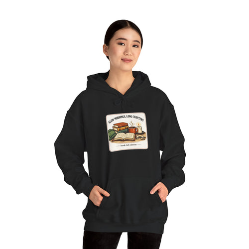 Cozy Reading Club Hoodie | Book Lover, Library Aesthetic, Dark Academia
