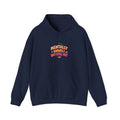 Mentally Unwell But Still Hot Hoodie | mental health humor, retro wavy text