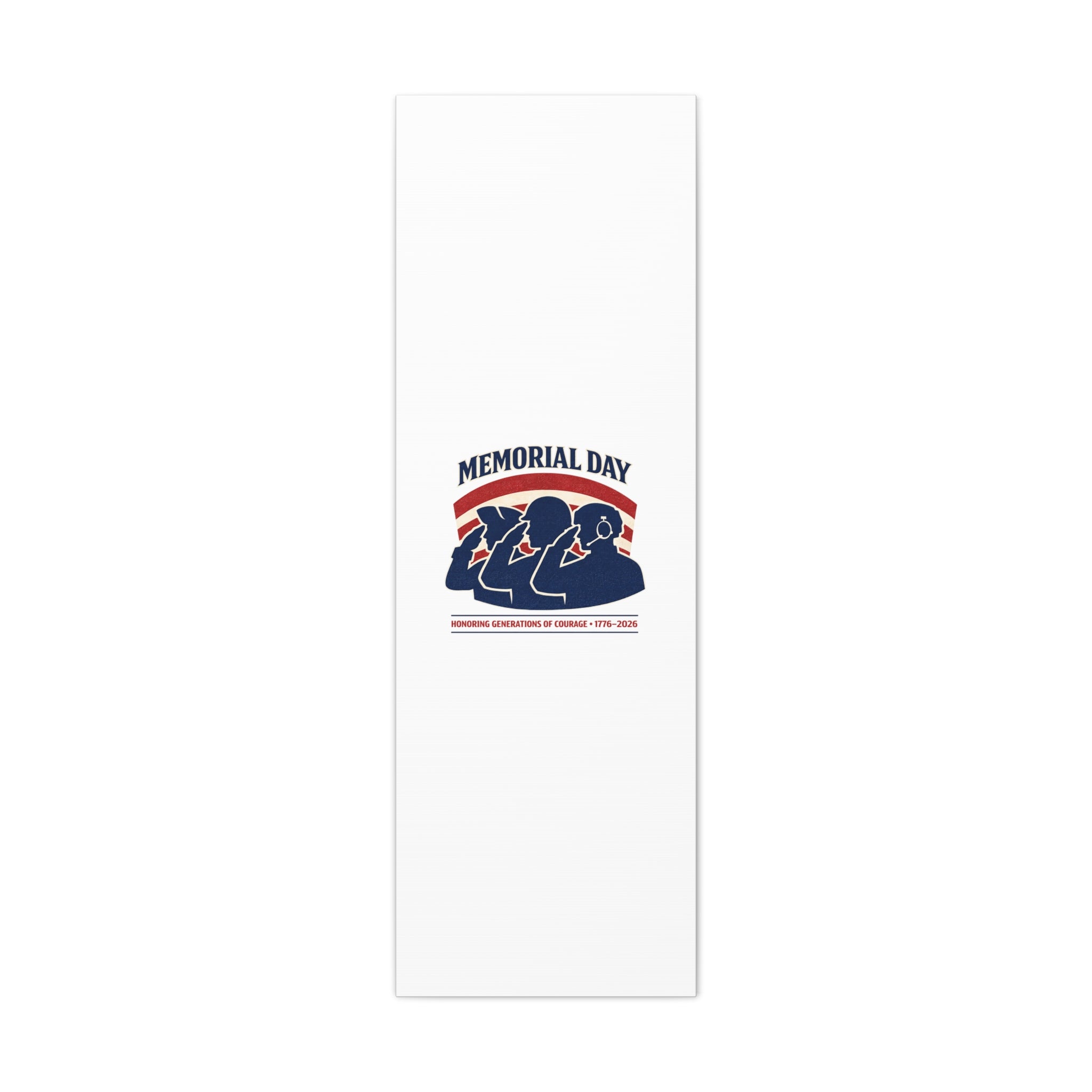 Memorial Day 1776–2026 Canvas | USA 250, patriotic vintage distressed