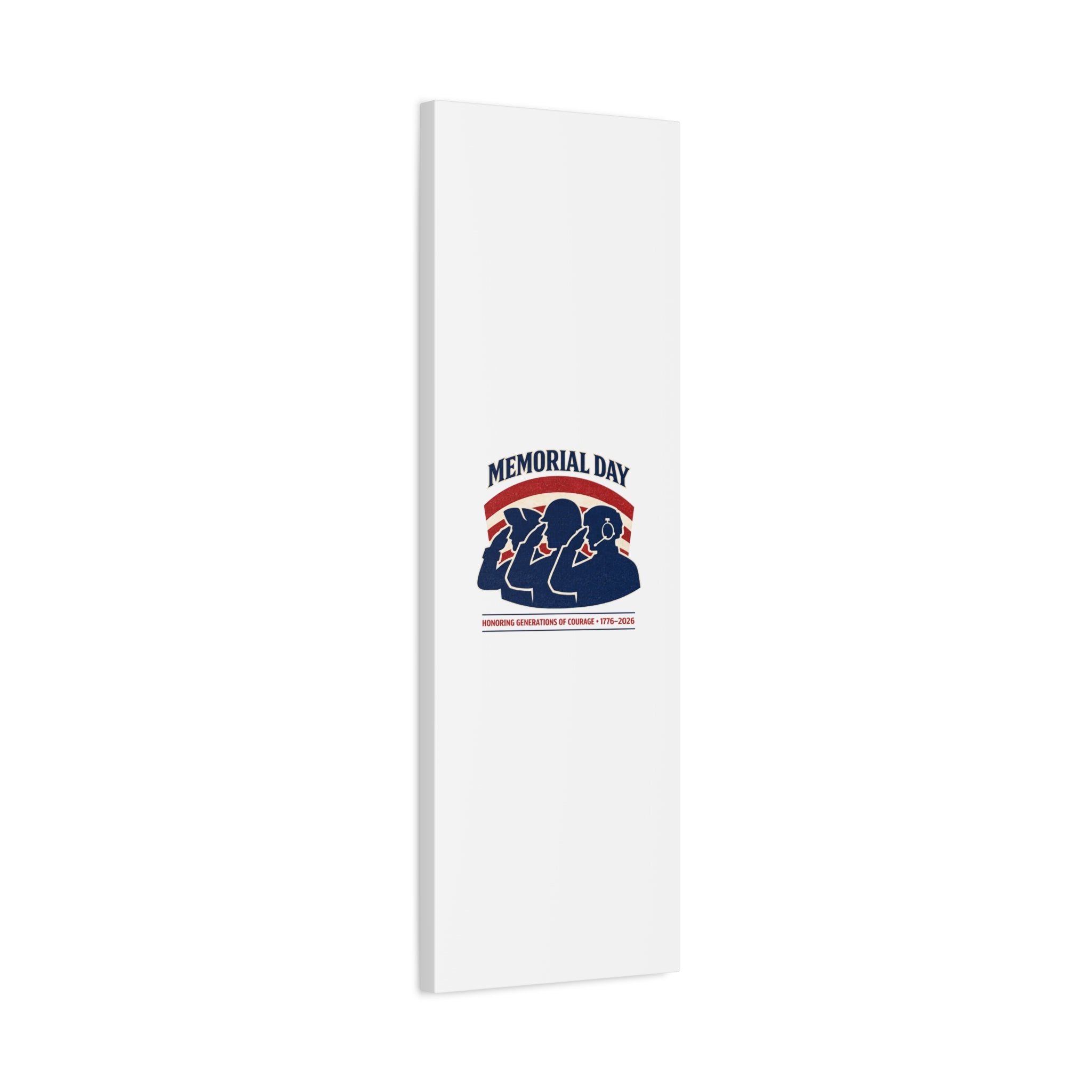 Memorial Day 1776–2026 Canvas | USA 250, patriotic vintage distressed