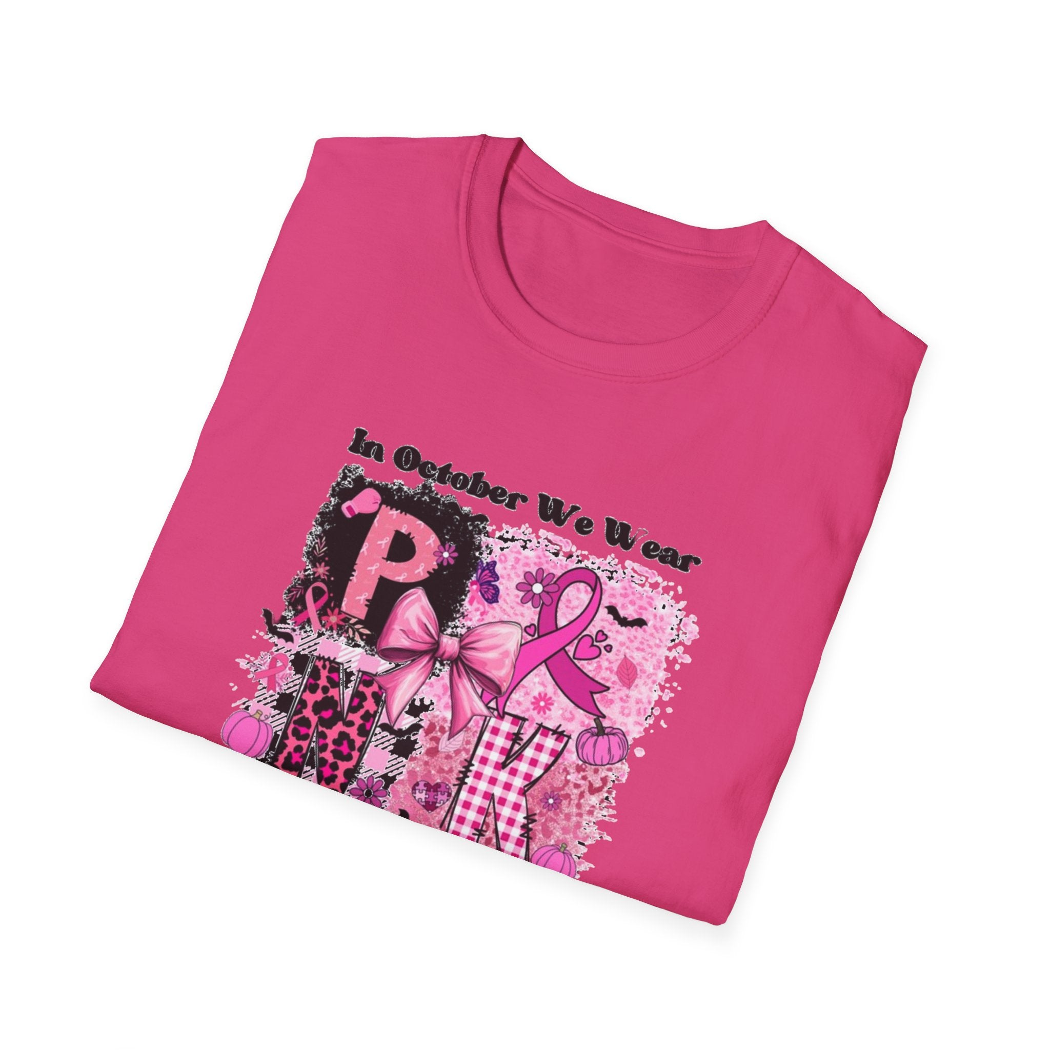 Pink October Breast Cancer Awareness T-Shirt