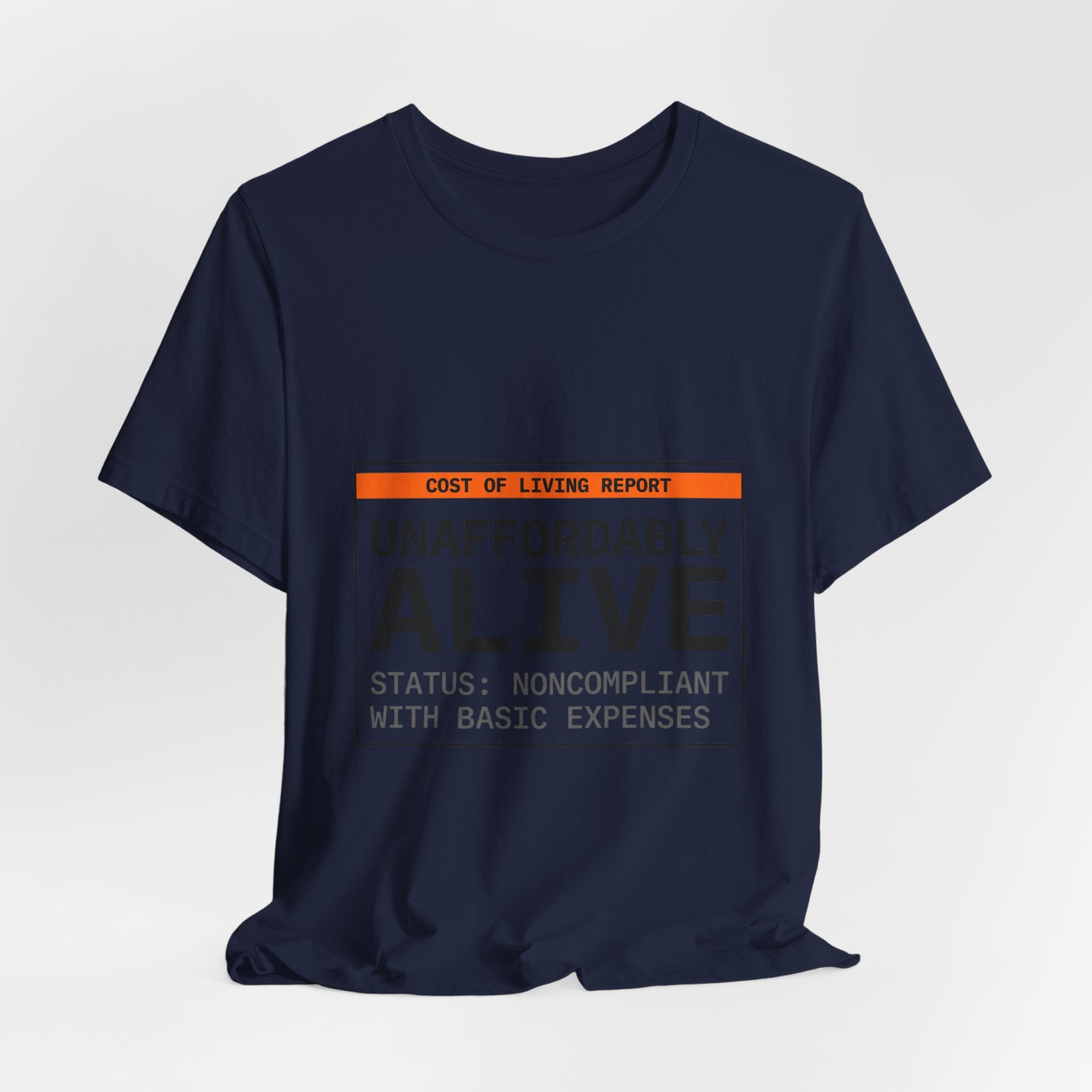 Unaffordably Alive Tee | cost of living crisis, receipt aesthetic