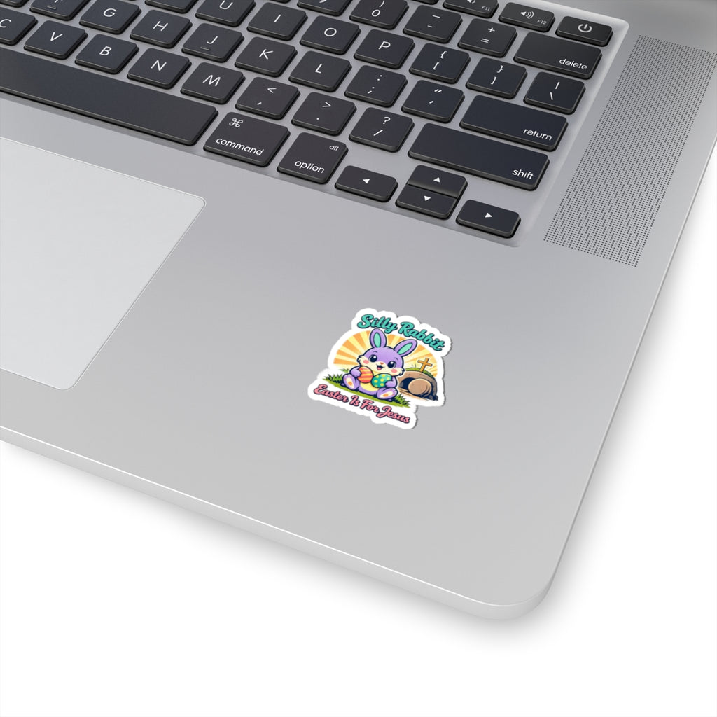 Easter Is For Jesus Sticker | Playful Christian Easter, Pastel Retro Resurrection