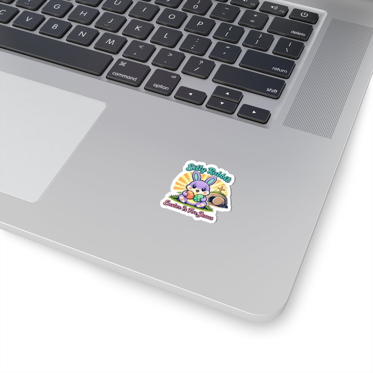 Easter Is For Jesus Sticker | Playful Christian Easter, Pastel Retro Resurrection