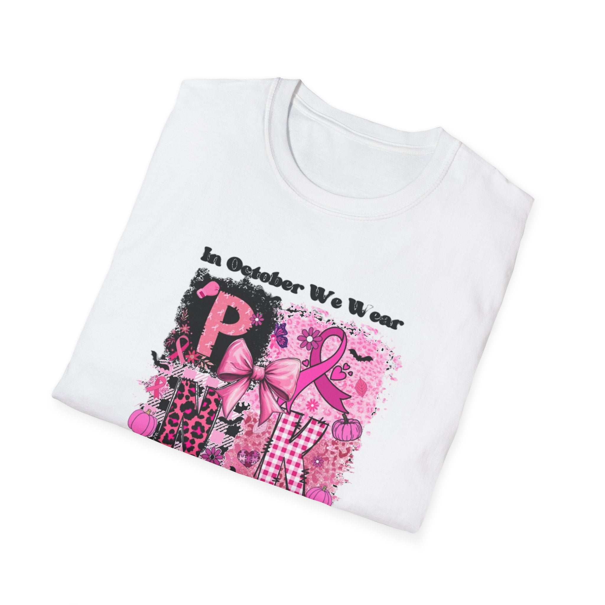 Pink October Breast Cancer Awareness T-Shirt