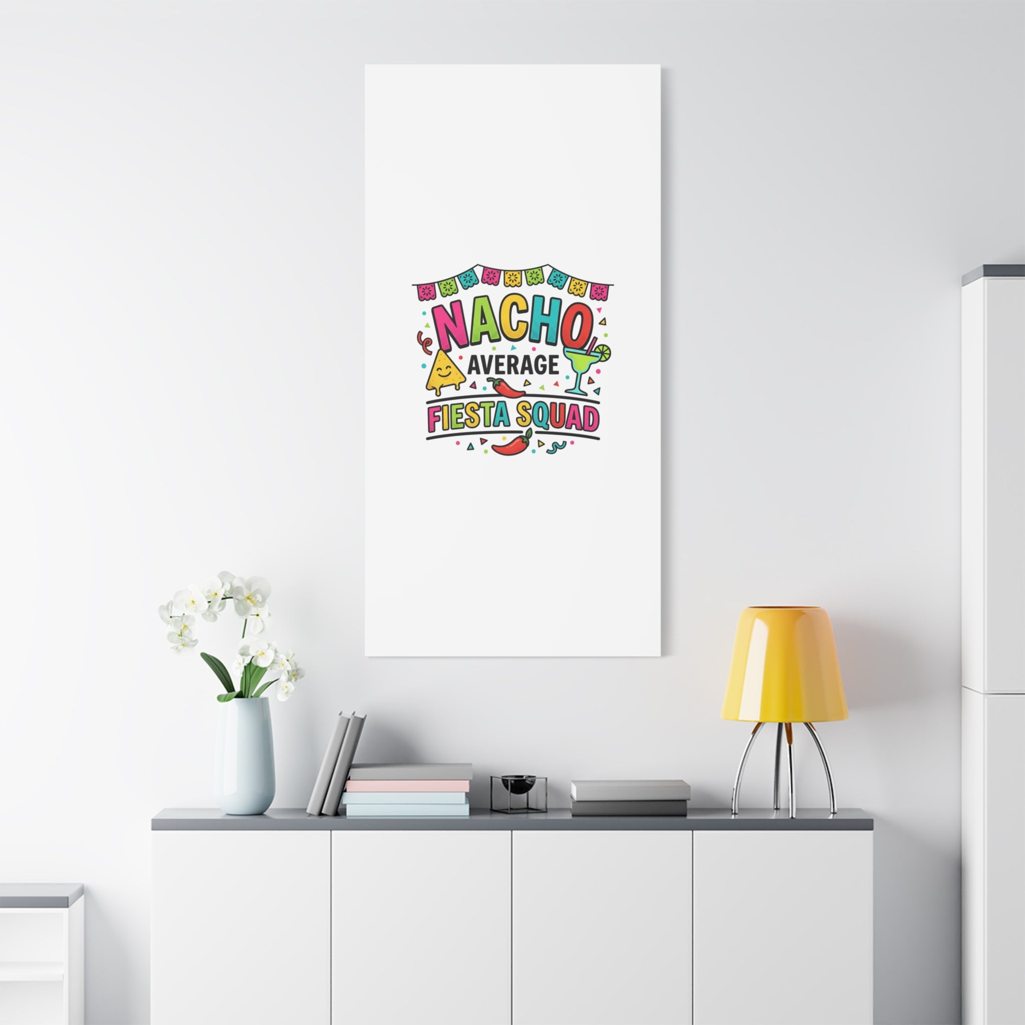 Nacho Average Fiesta Squad Canvas | Cinco de Mayo, Margarita Taco Art