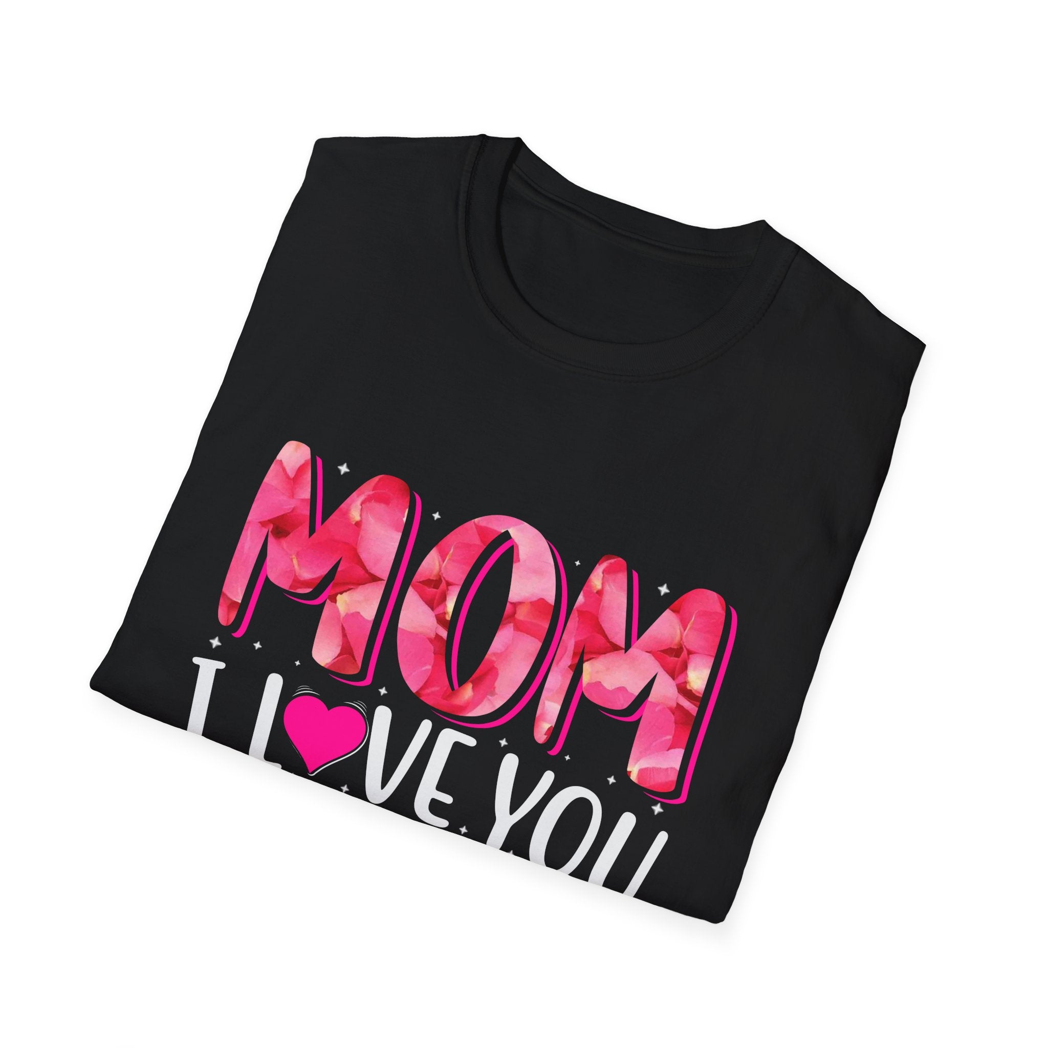 Mom Everyday T-Shirt – Pink Heart Mother’s Day Tee