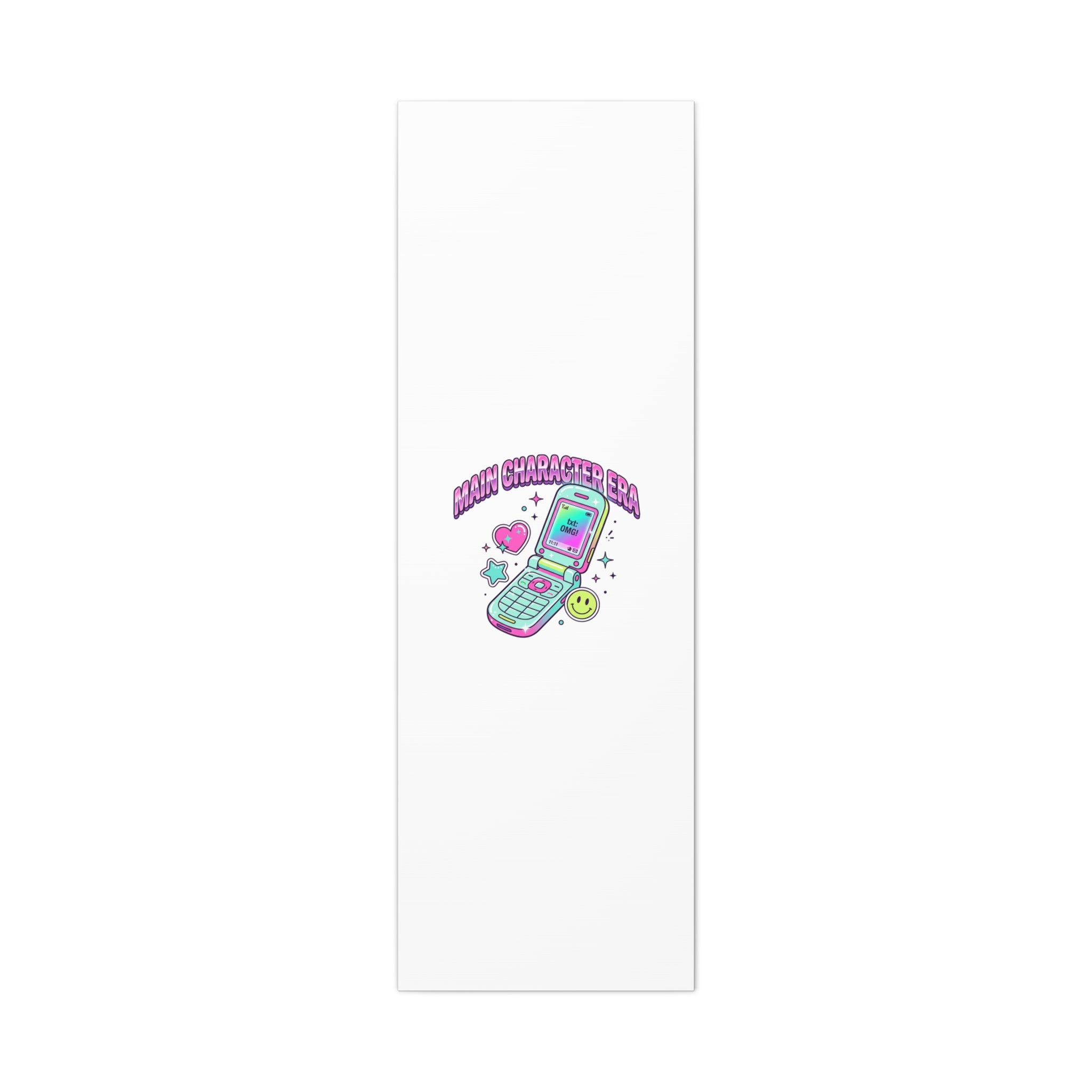 Main Character Era Canvas | Y2K Aesthetic, Retro Flip Phone Wall Art