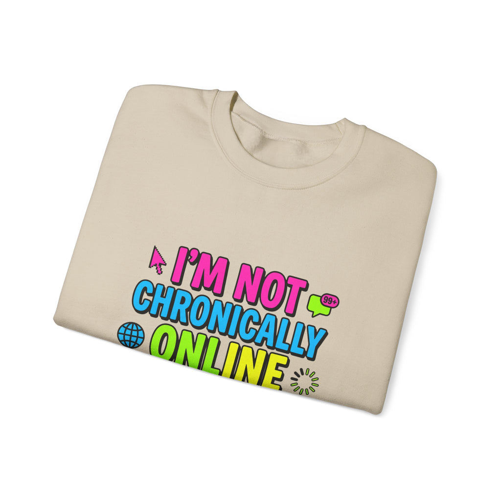 I’m Not Chronically Online I’m a Digital Historian Sweatshirt | meme shirt, cringe-core