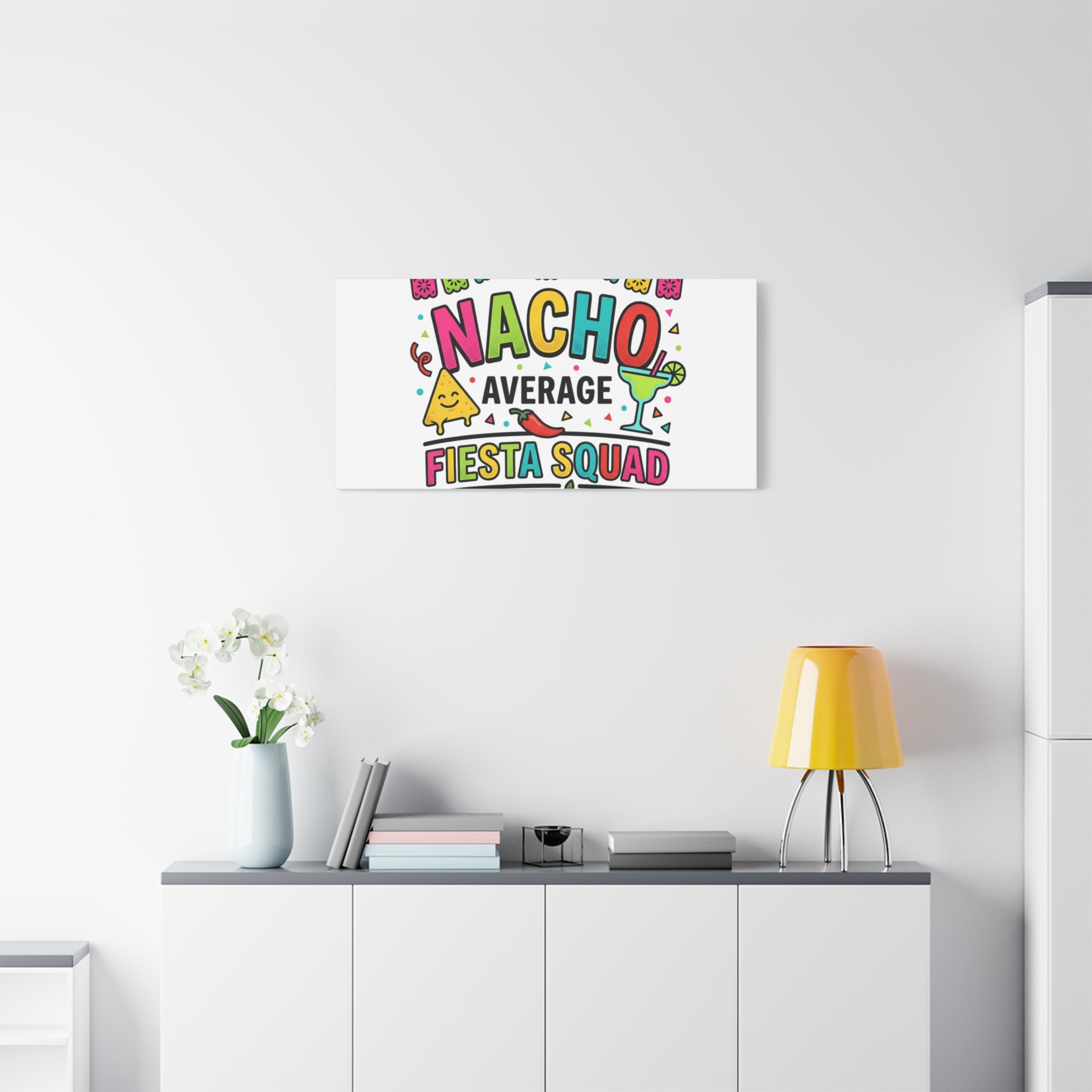 Nacho Average Fiesta Squad Canvas | Cinco de Mayo, Margarita Taco Art