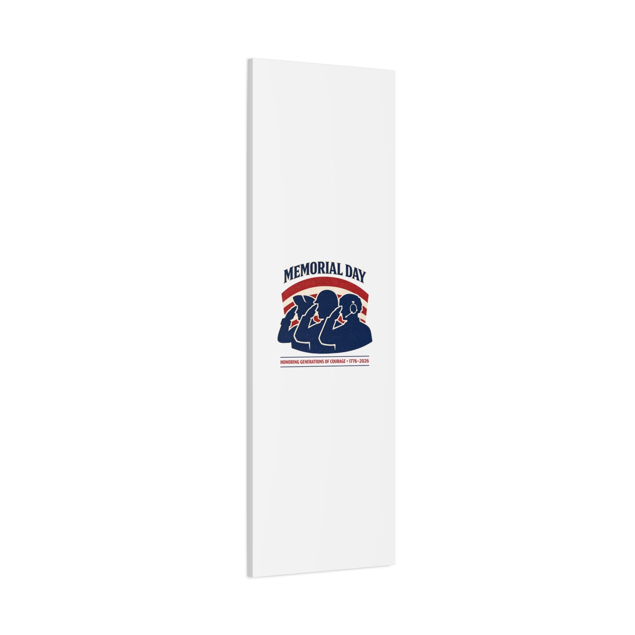 Memorial Day 1776–2026 Canvas | USA 250, patriotic vintage distressed
