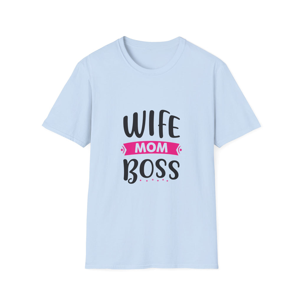 Wife Mom Boss T-Shirt – Mother’s Day Graphic Tee
