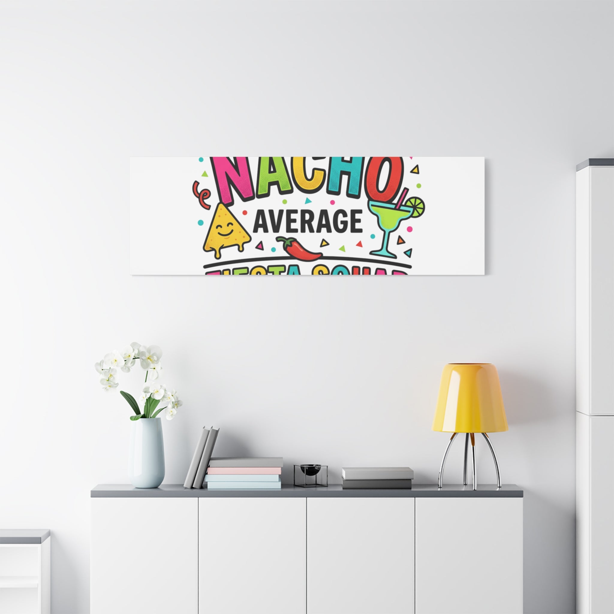 Nacho Average Fiesta Squad Canvas | Cinco de Mayo, Margarita Taco Art