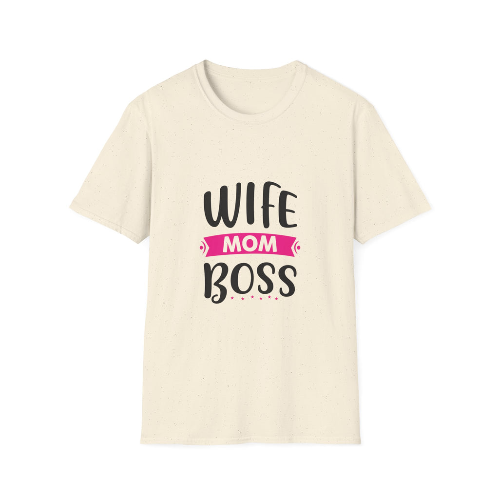 Wife Mom Boss T-Shirt – Mother’s Day Graphic Tee