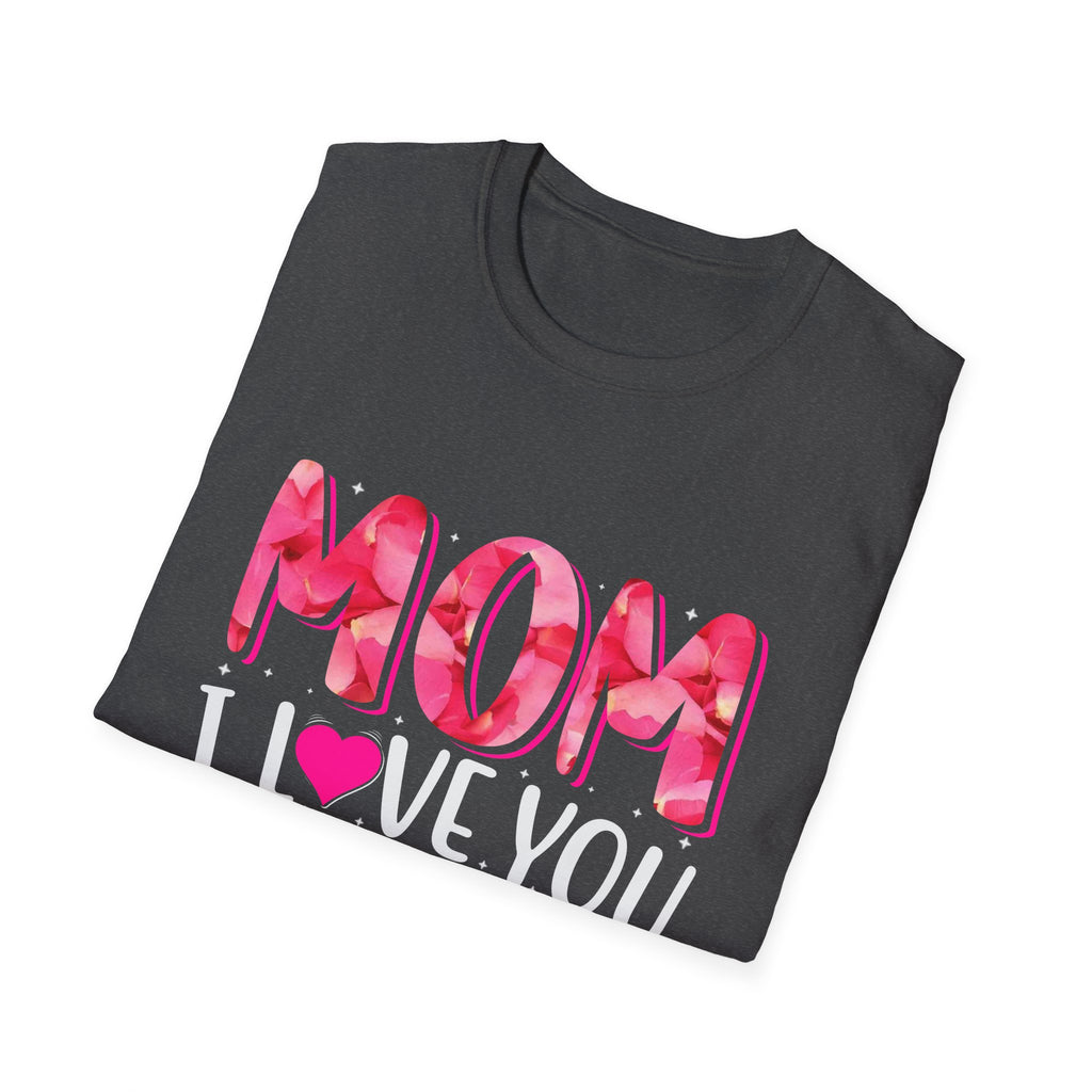 Mom Everyday T-Shirt – Pink Heart Mother’s Day Tee