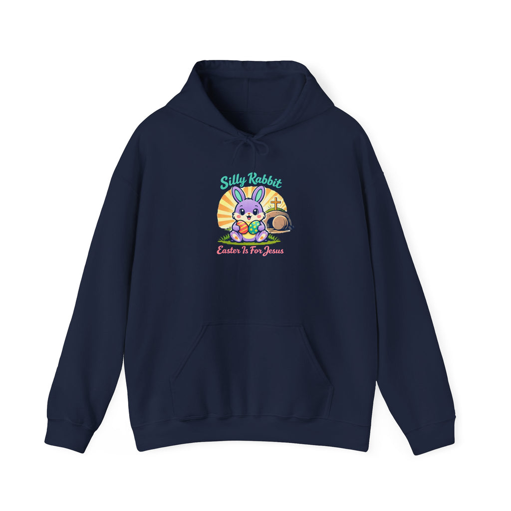 Resurrected Bunny Tee Hoodie | Easter Christian, Church Humor, Pastel Retro