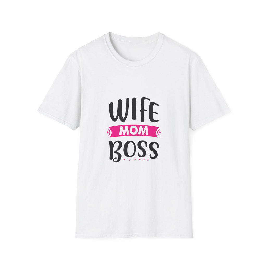 Wife Mom Boss T-Shirt – Mother’s Day Graphic Tee