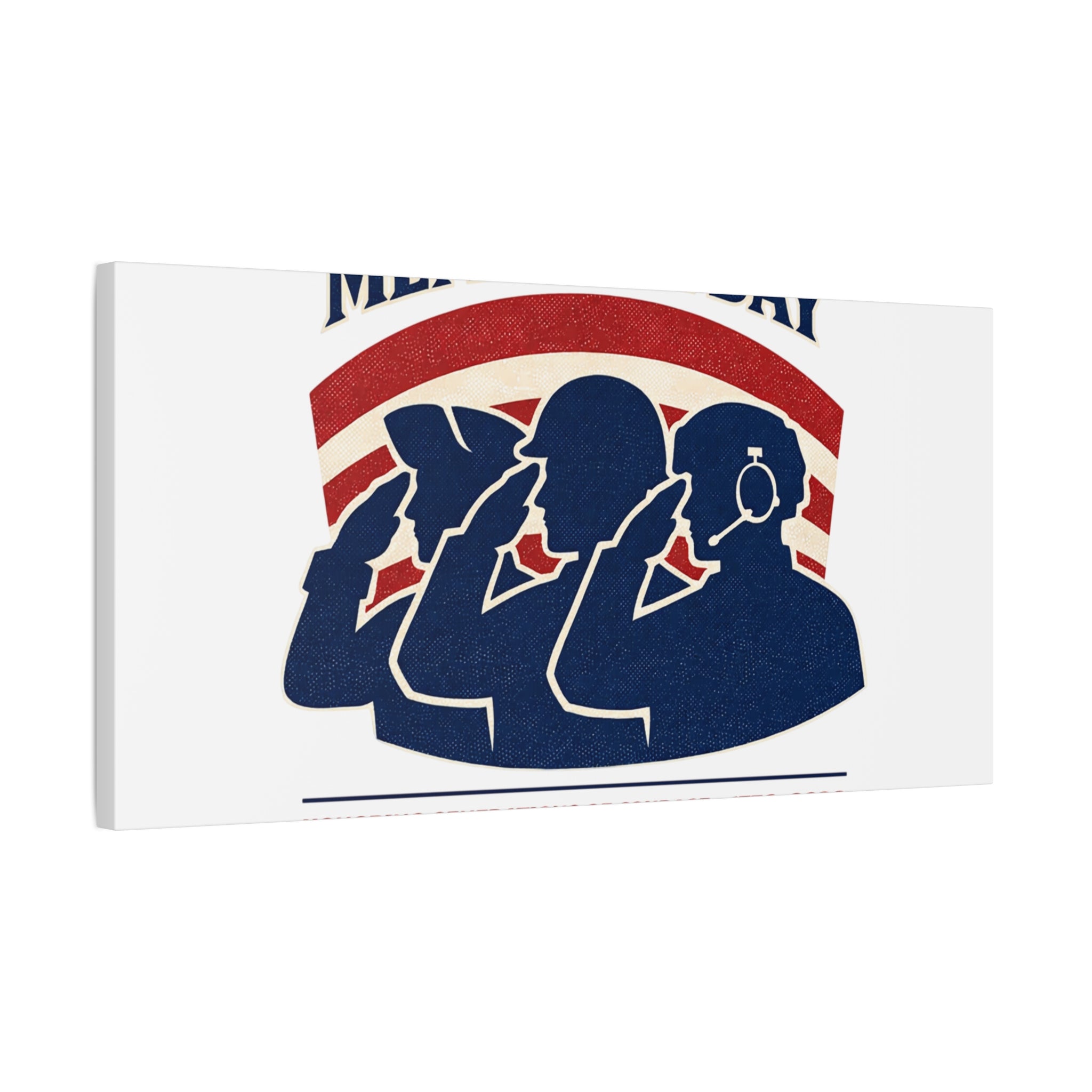 Memorial Day 1776–2026 Canvas | USA 250, patriotic vintage distressed