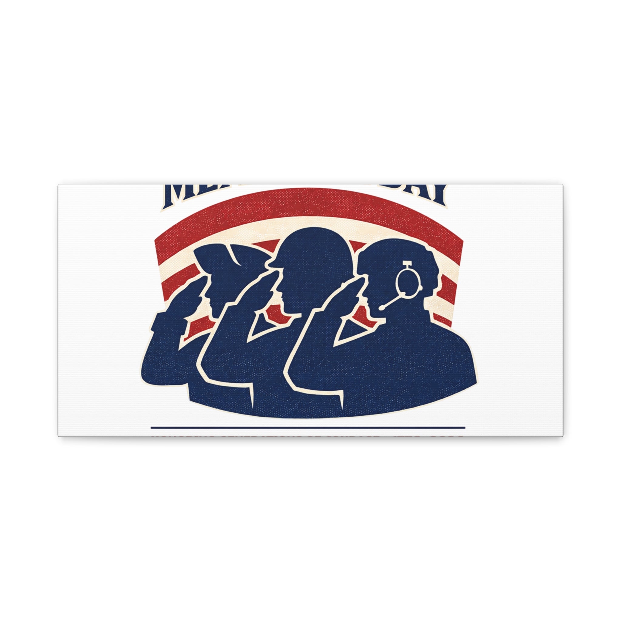 Memorial Day 1776–2026 Canvas | USA 250, patriotic vintage distressed