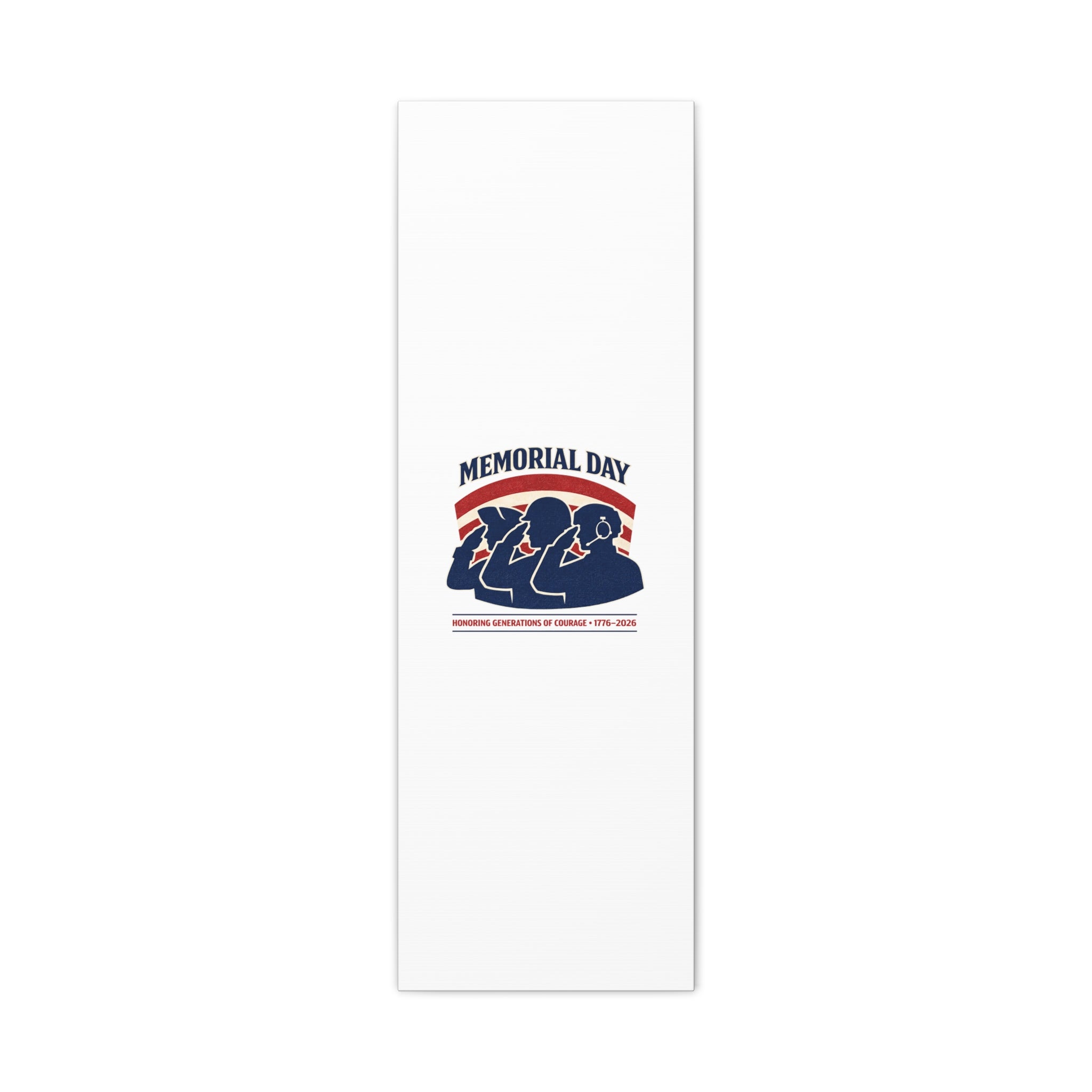 Memorial Day 1776–2026 Canvas | USA 250, patriotic vintage distressed