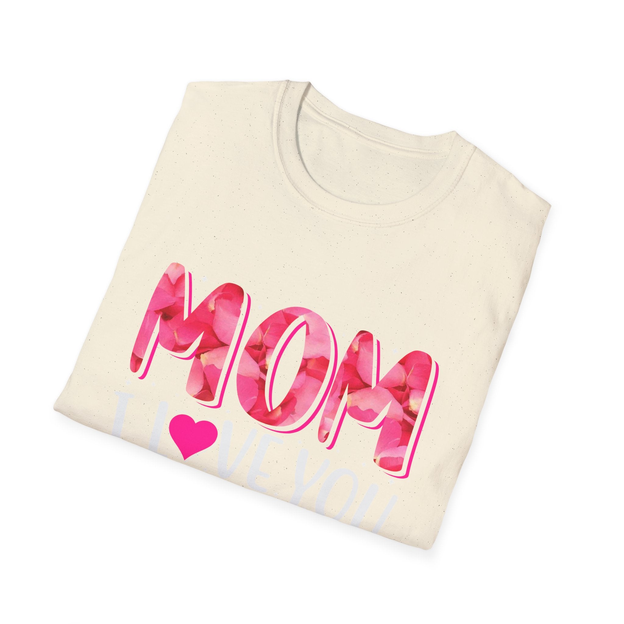 Mom Everyday T-Shirt – Pink Heart Mother’s Day Tee
