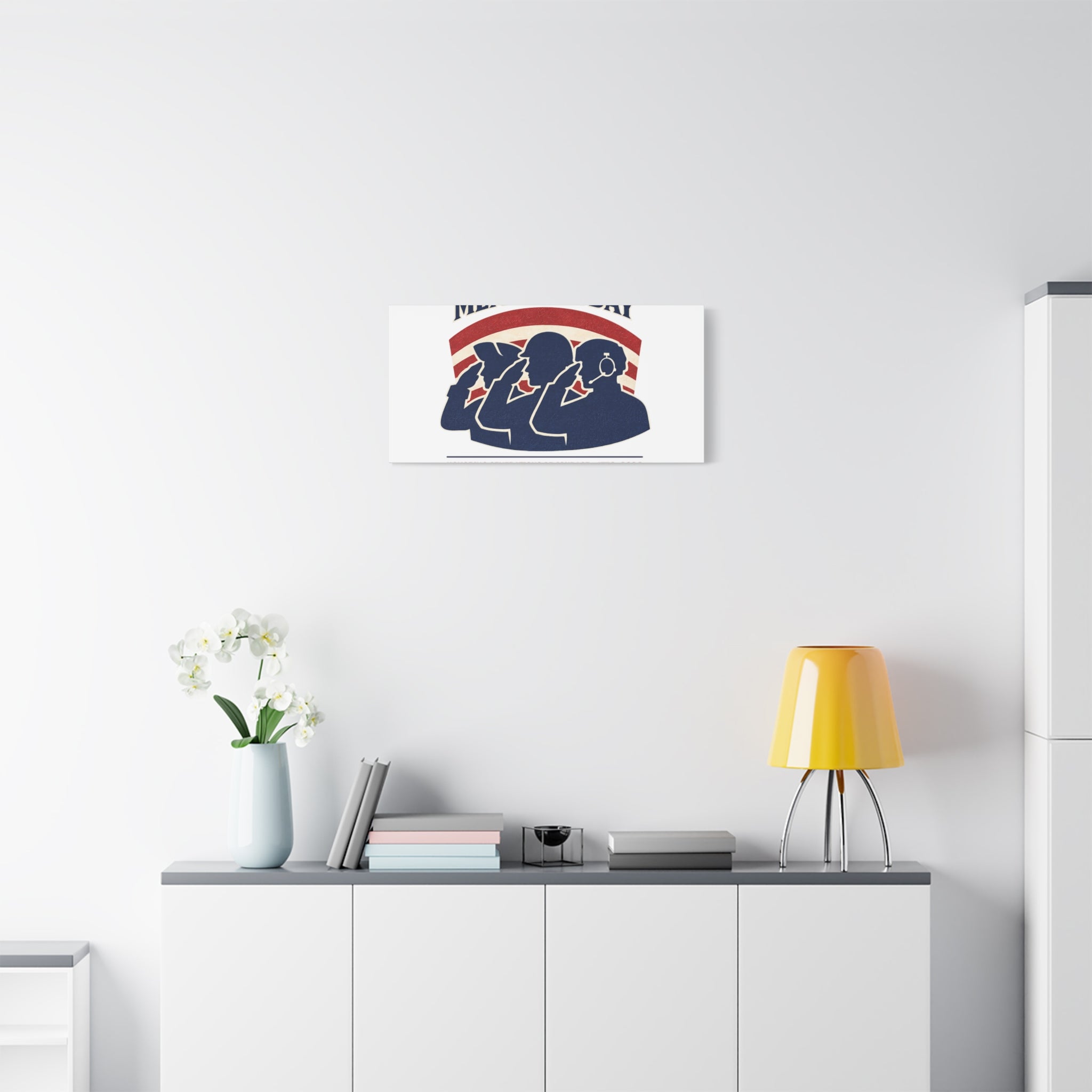 Memorial Day 1776–2026 Canvas | USA 250, patriotic vintage distressed