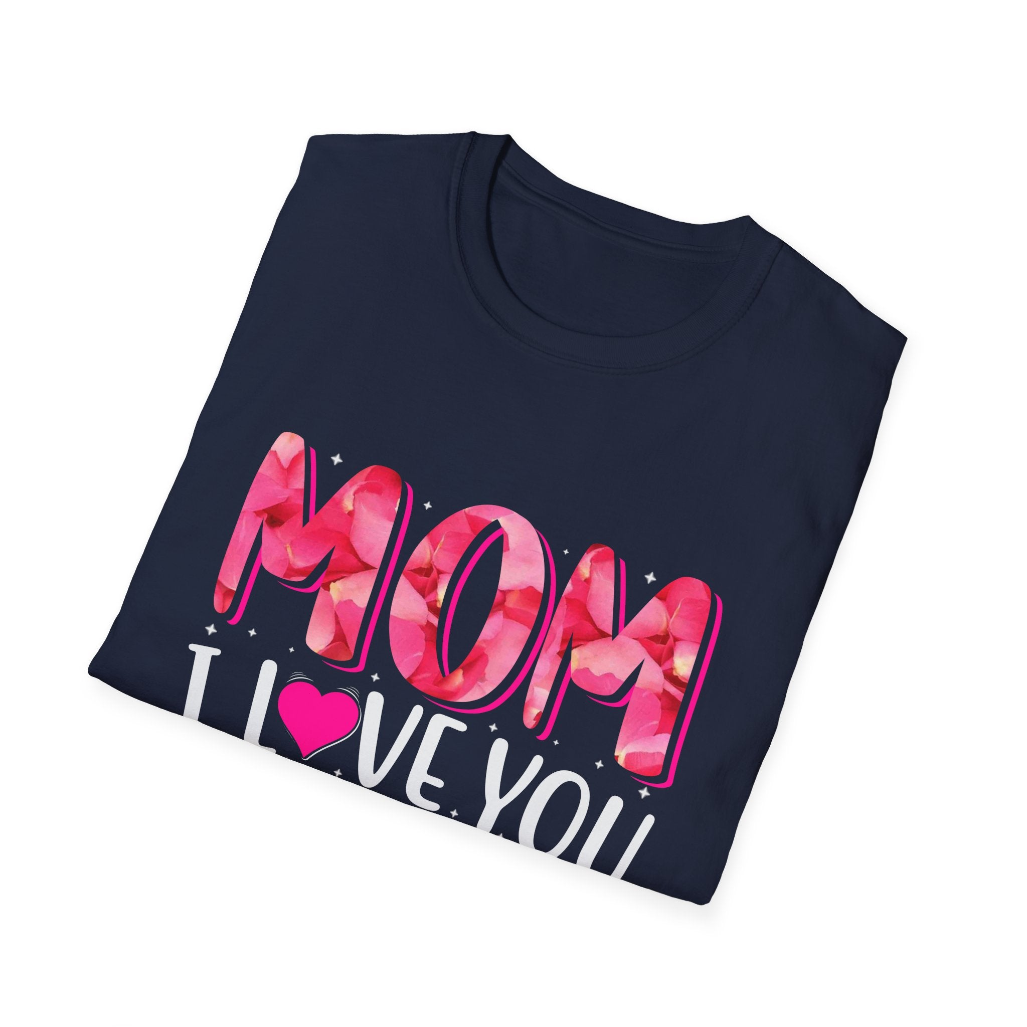 Mom Everyday T-Shirt – Pink Heart Mother’s Day Tee