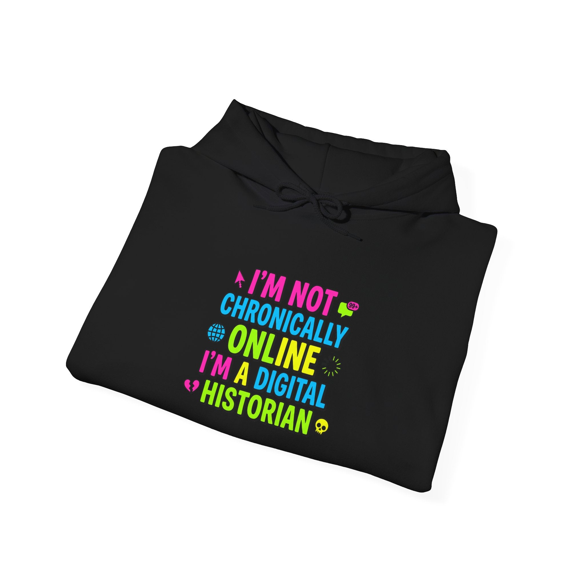 I'm Not Chronically Online I'm a Digital Historian Hoodie | meme shirt, brainrot humor