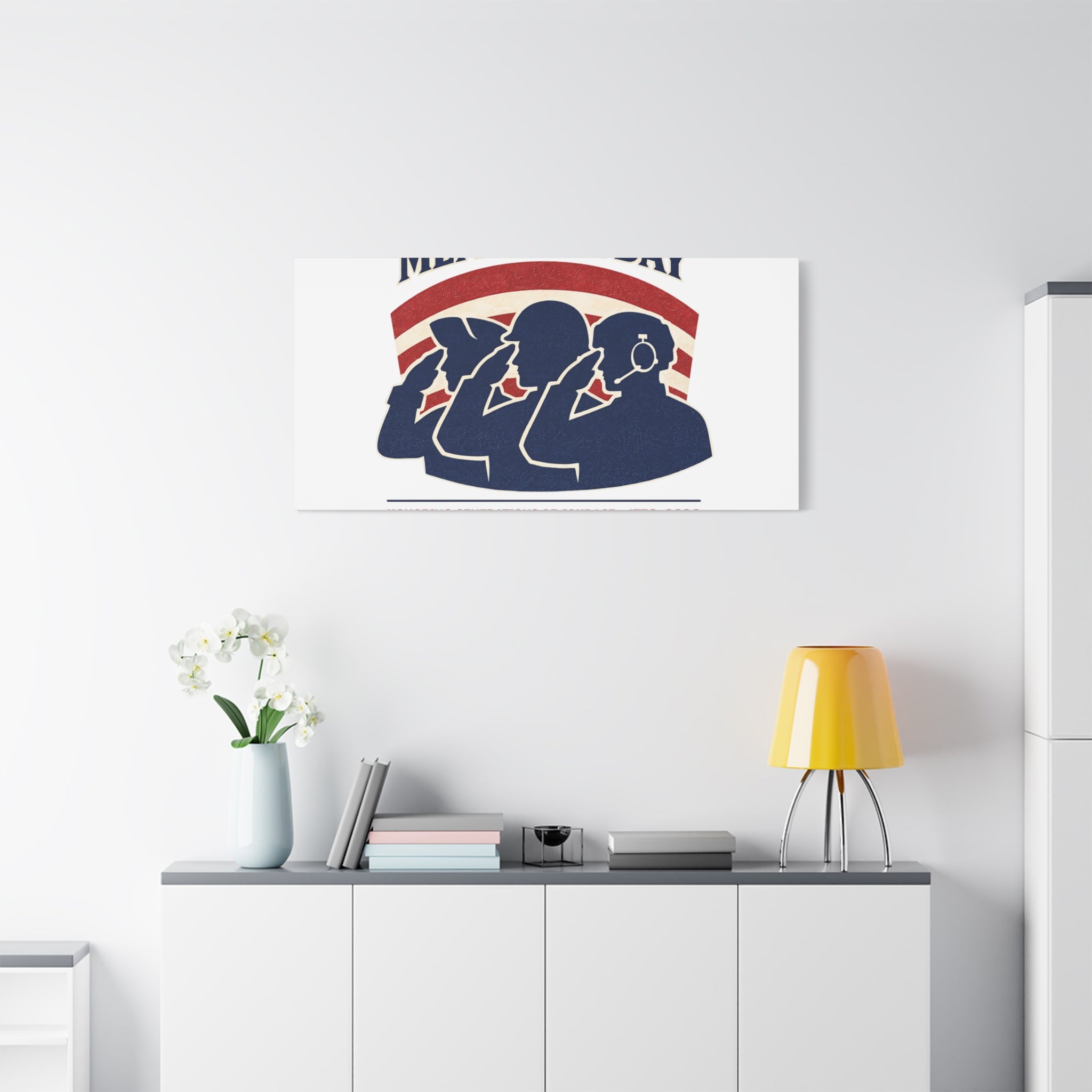 Memorial Day 1776–2026 Canvas | USA 250, patriotic vintage distressed