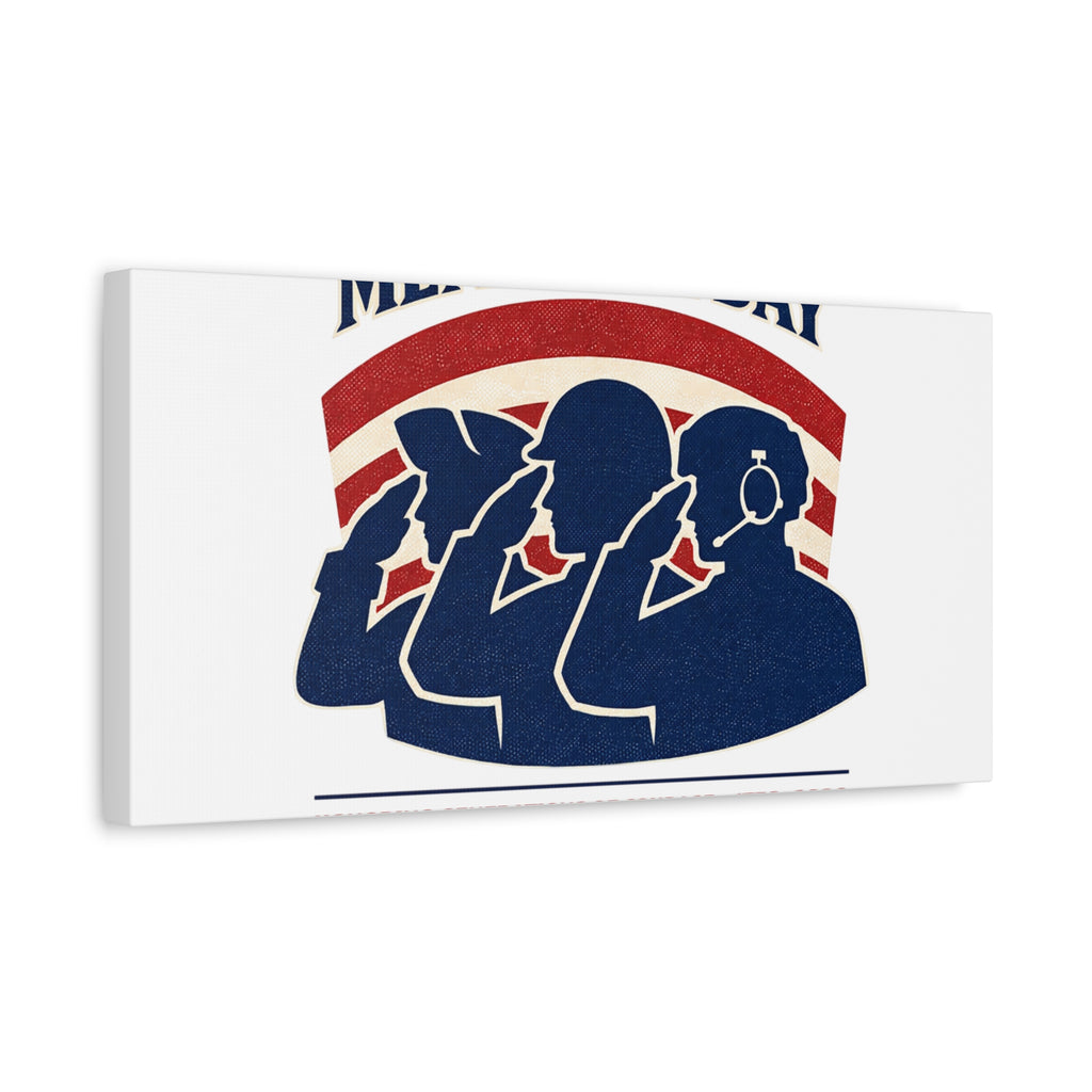 Memorial Day 1776–2026 Canvas | USA 250, patriotic vintage distressed