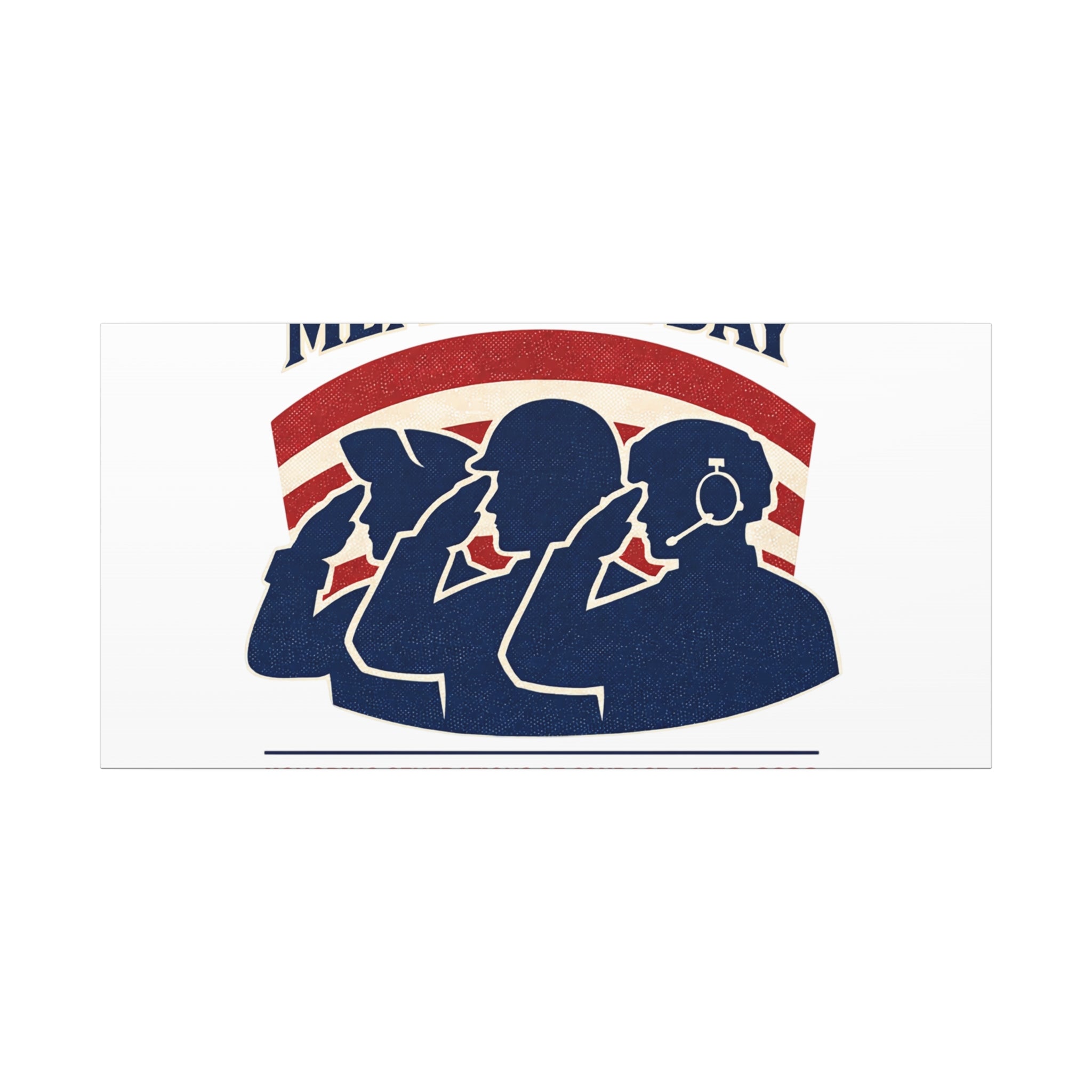 Memorial Day 1776–2026 Canvas | USA 250, patriotic vintage distressed