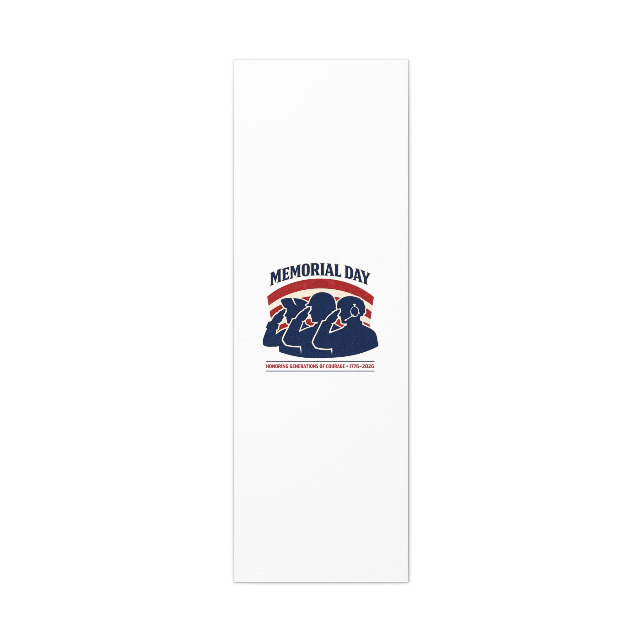 Memorial Day 1776–2026 Canvas | USA 250, patriotic vintage distressed