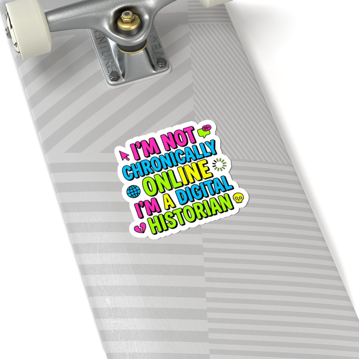 I'm Not Chronically Online I'm A Digital Historian Sticker | meme-core, cringe-core