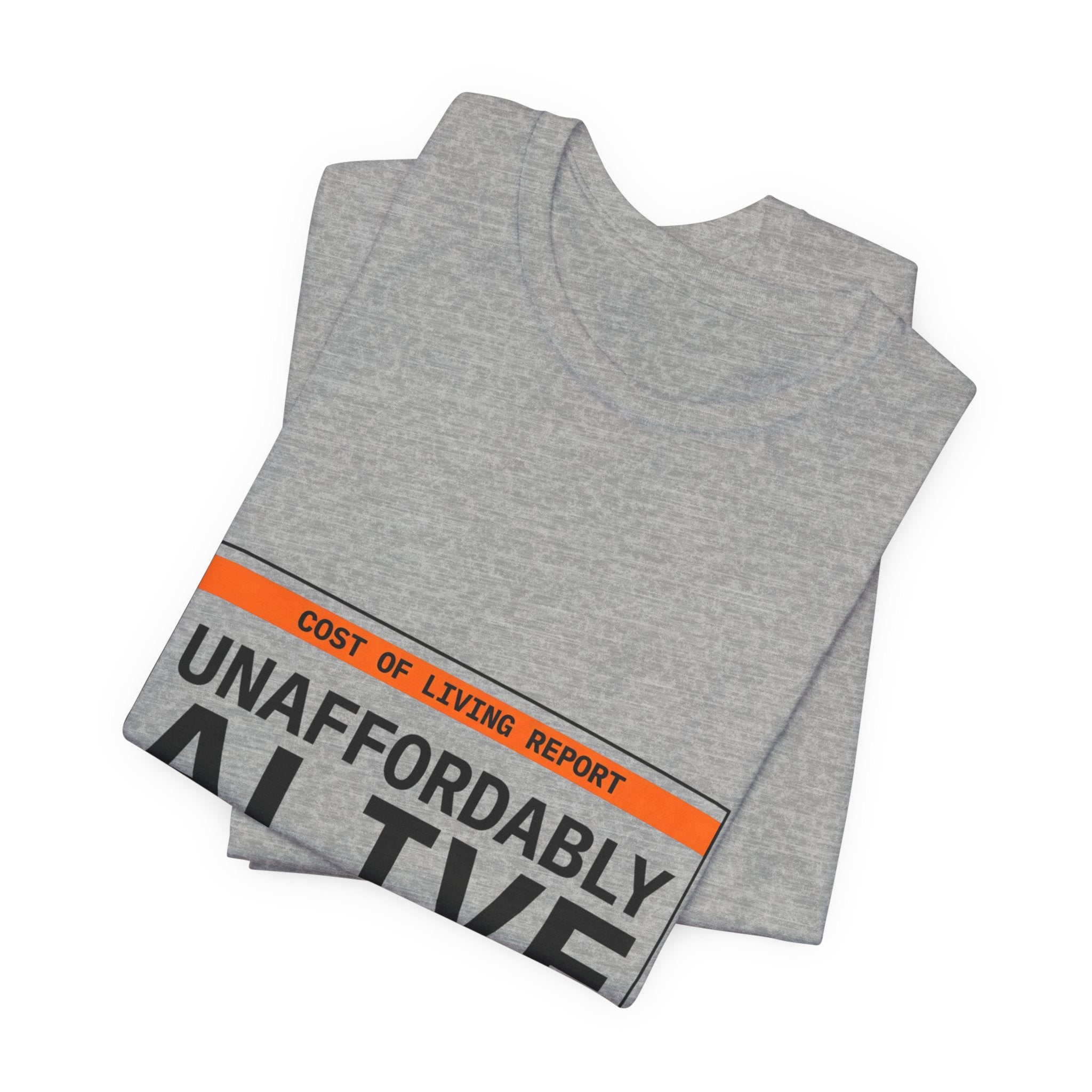 Unaffordably Alive Tee | cost of living crisis, receipt aesthetic