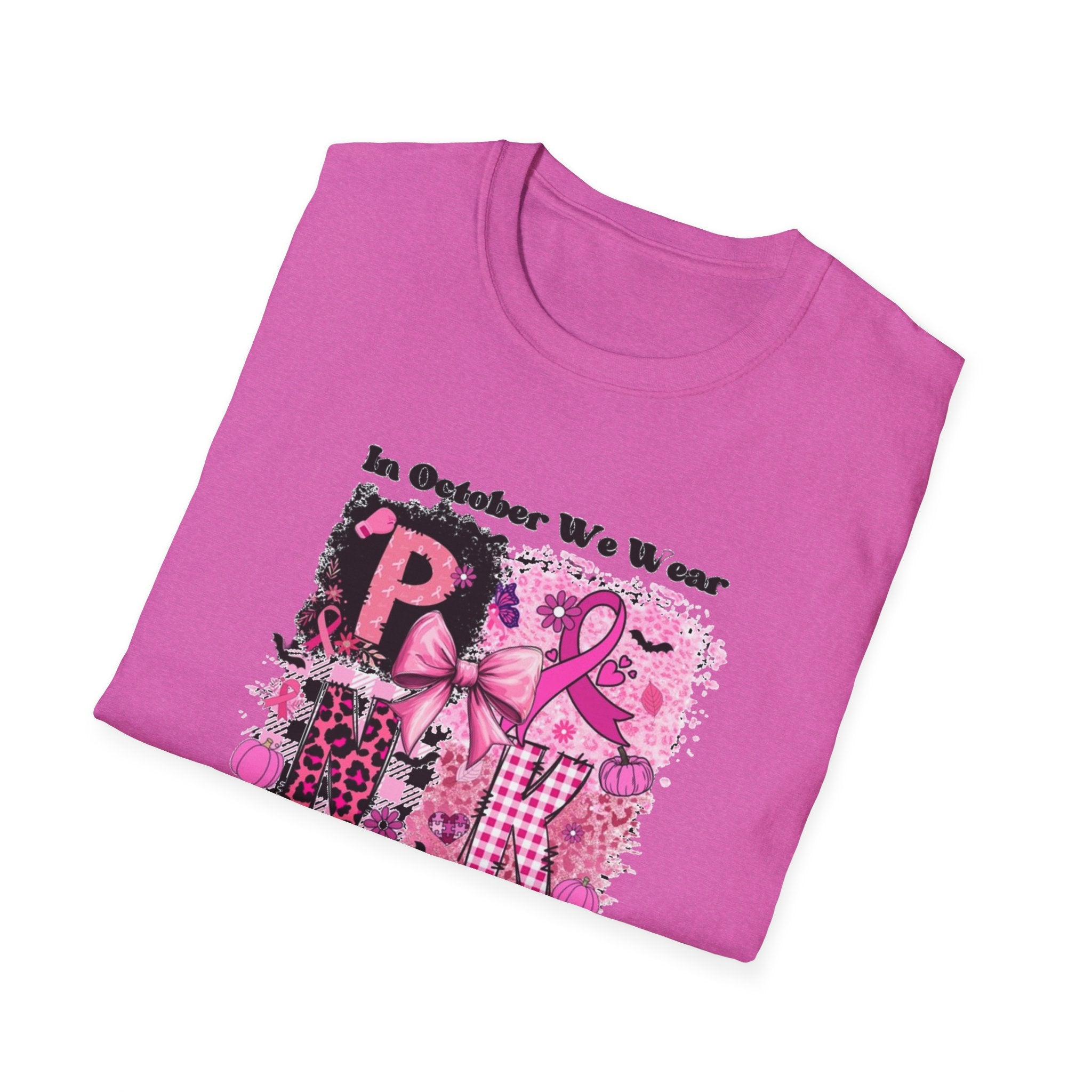 Pink October Breast Cancer Awareness T-Shirt