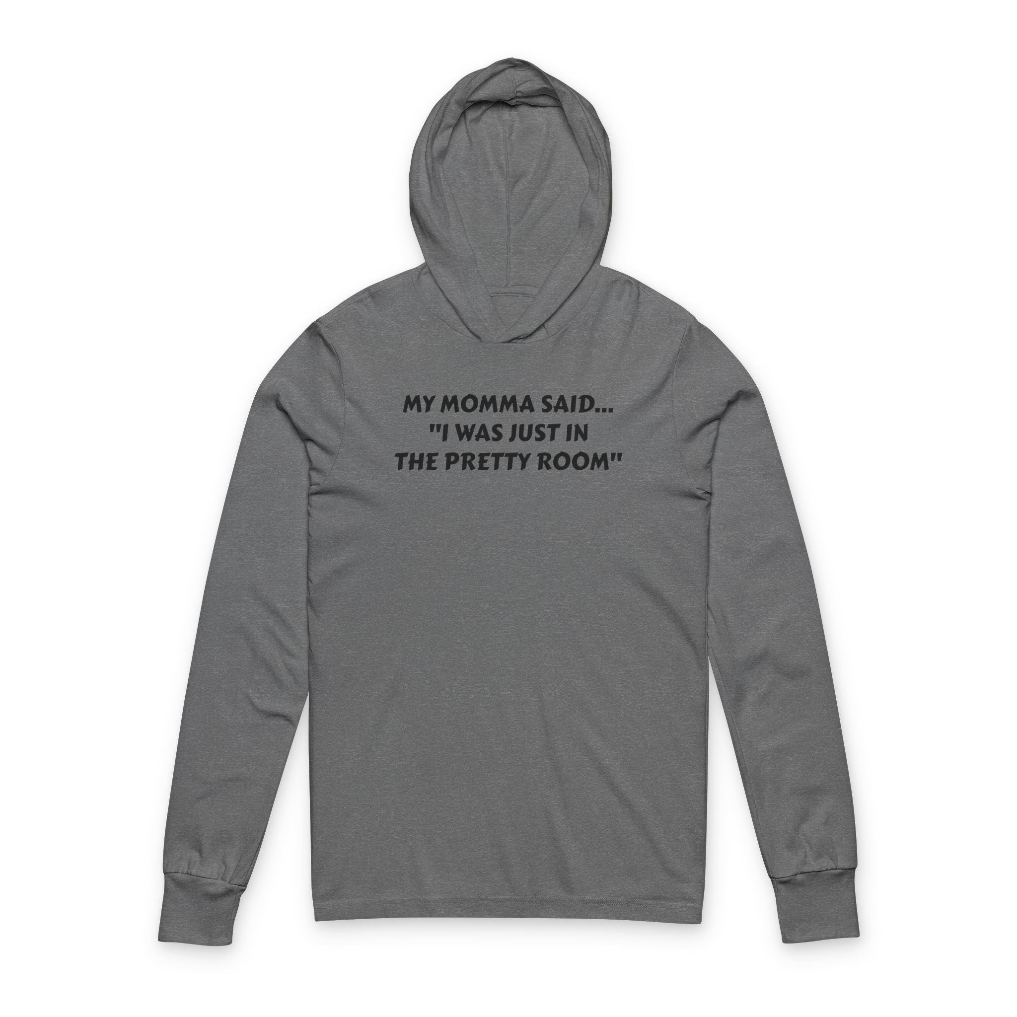 Unisex Hooded Long Sleeve Tee, Casual Hoodie, Fun Gift for Moms, Comfortable Wear, Perfect for Everyday, Celebrations, Family Events