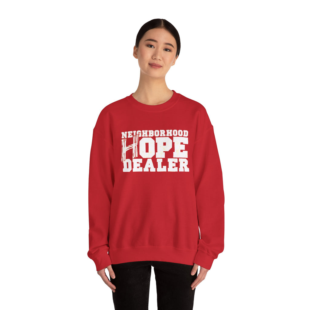 Minimal White Crewneck Sweatshirt — Classic Lightweight Pullover