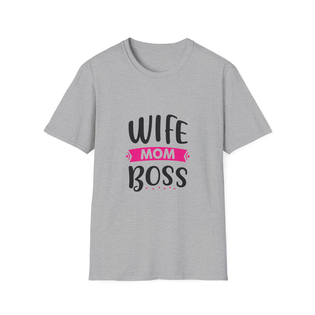 Wife Mom Boss T-Shirt – Mother’s Day Graphic Tee