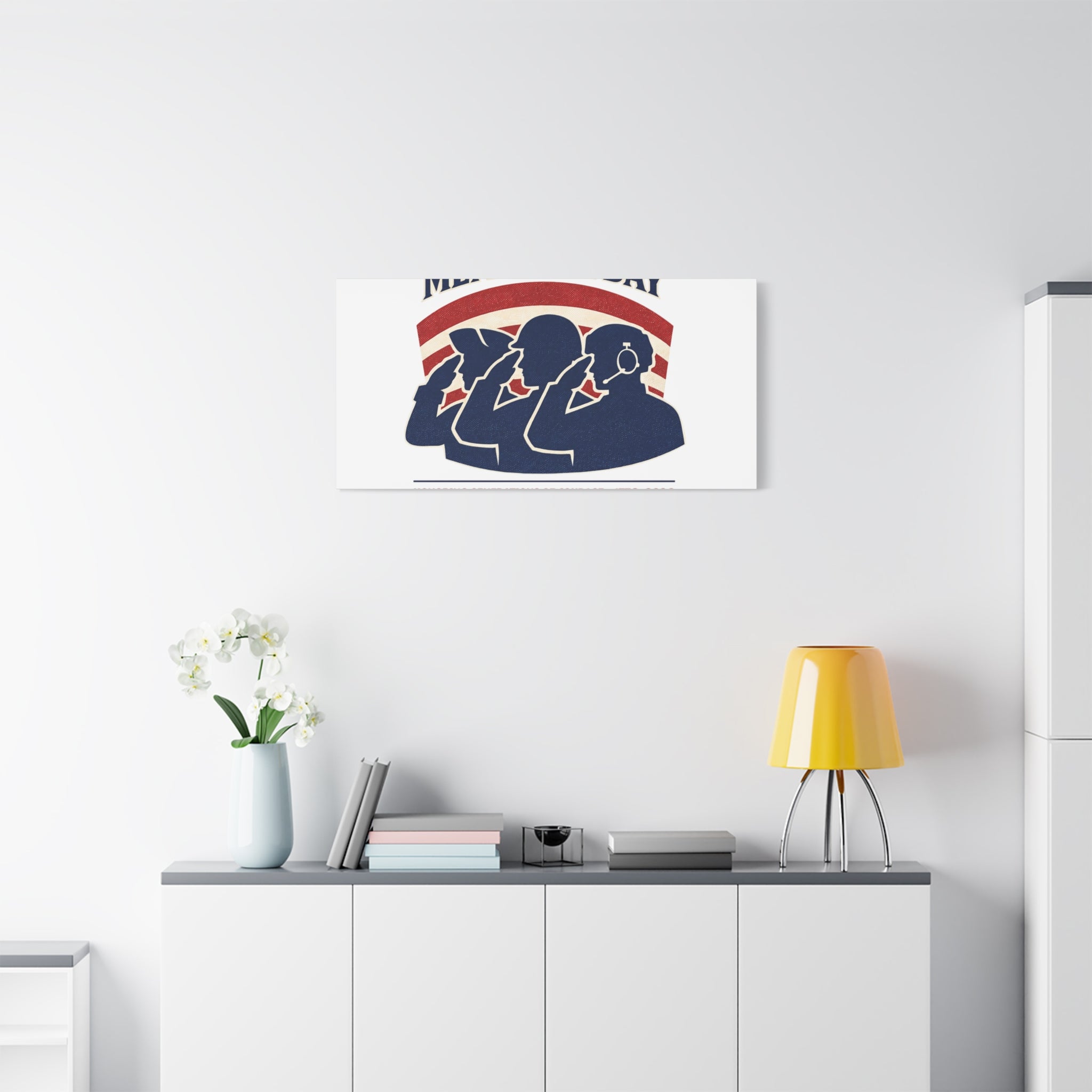 Memorial Day 1776–2026 Canvas | USA 250, patriotic vintage distressed