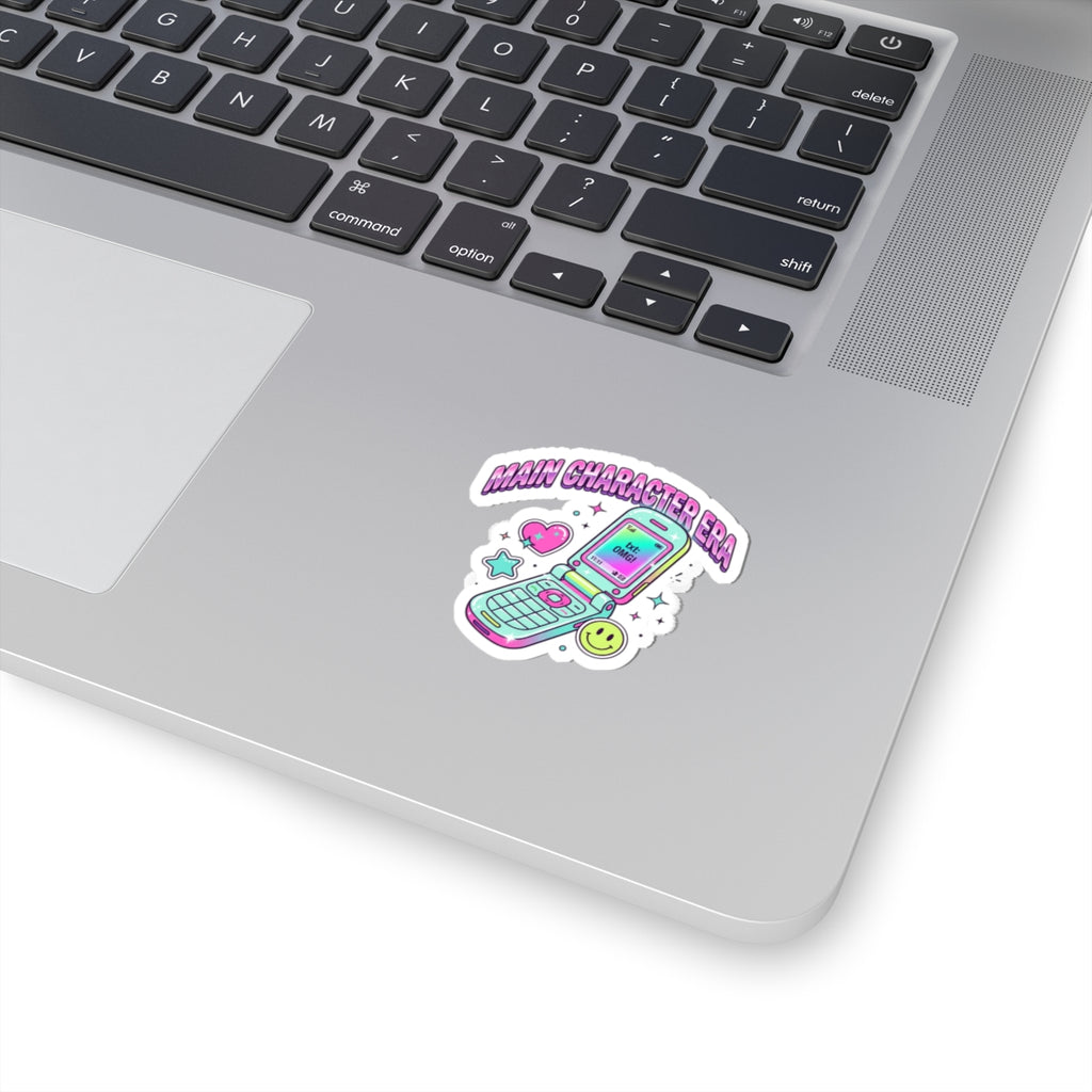 Main Character Era Sticker | Y2K aesthetic, retro flip phone decal