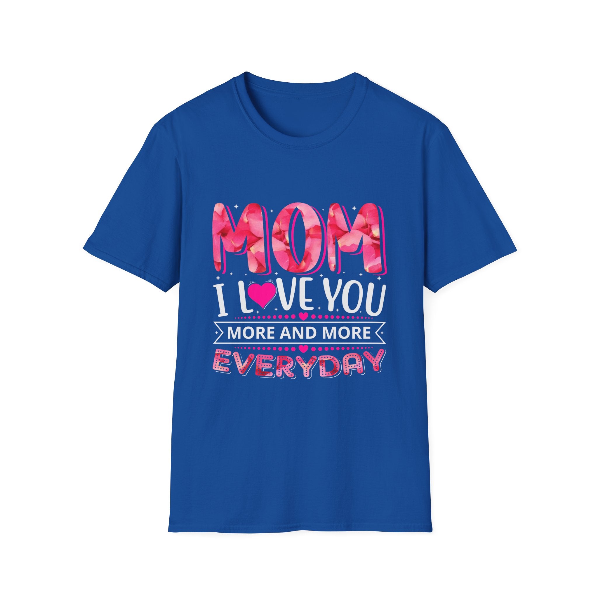 Mom Everyday T-Shirt – Pink Heart Mother’s Day Tee