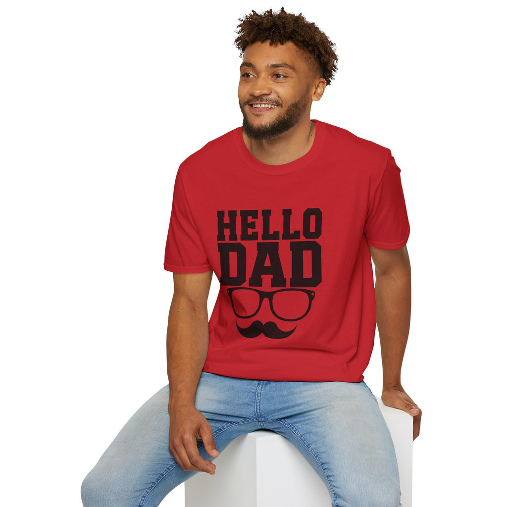 Hello Dad T-Shirt — Bold Dad Graphic Tee for Father’s Day & New Dads
