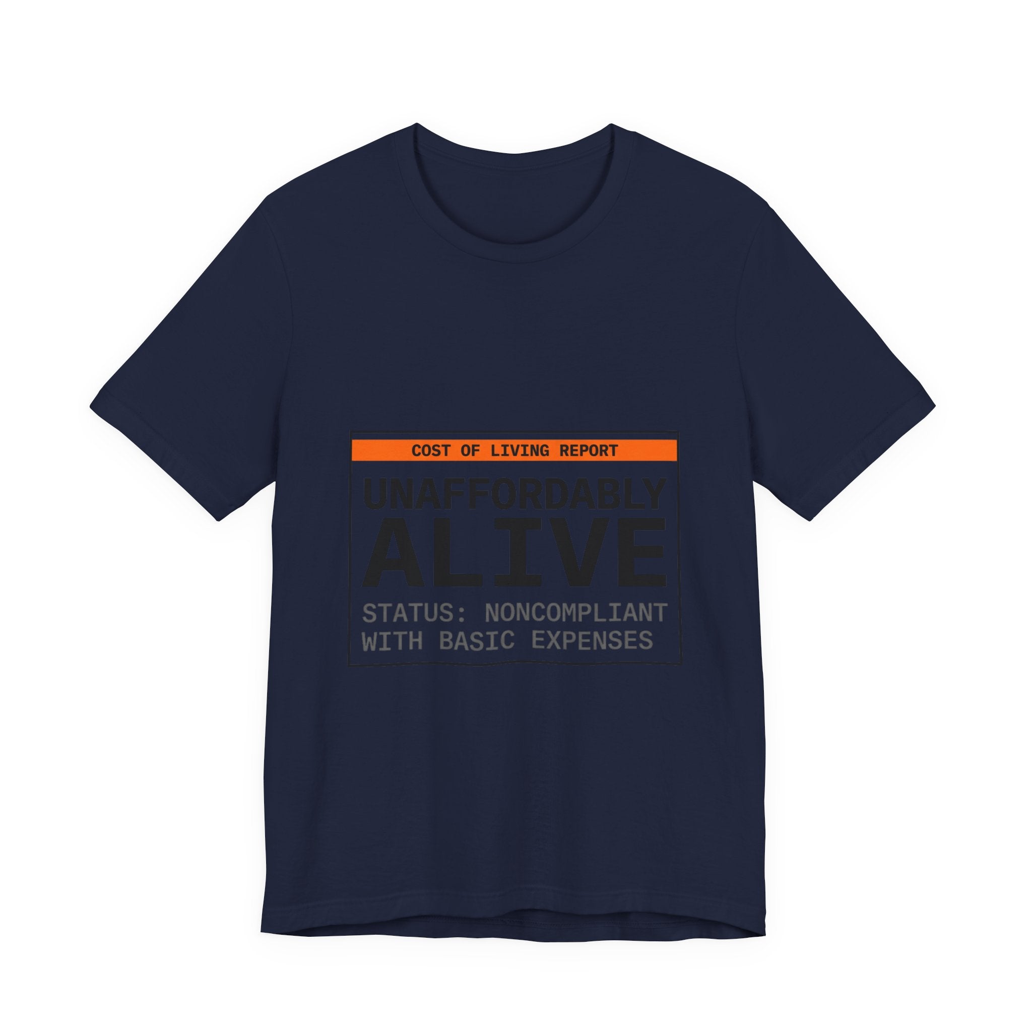 Unaffordably Alive Tee | cost of living crisis, receipt aesthetic