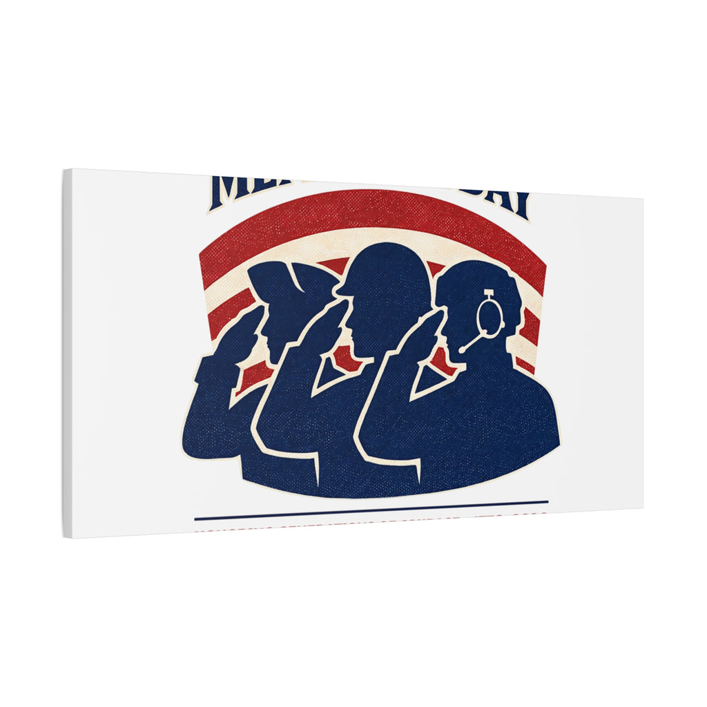 Memorial Day 1776–2026 Canvas | USA 250, patriotic vintage distressed